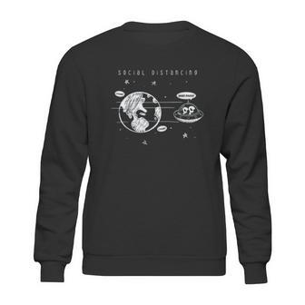 Social Distancing Aliens Distance Sweatshirt | Favorety DE