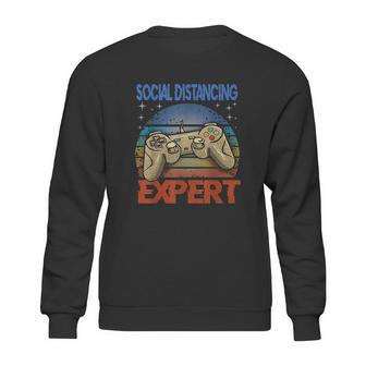 Social Distancing Expert Gaming Video Gamer Sweatshirt | Favorety AU