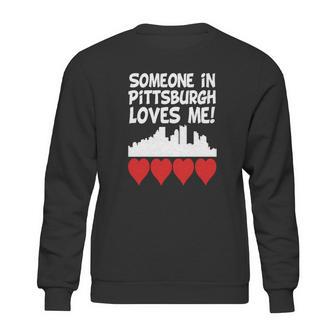 Someone In Pittsburgh Pennsylvania Loves Me - Baby Lap Shoulder T-Shirt Sweatshirt | Favorety UK