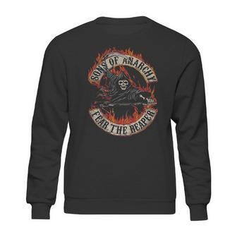 Sons Of Anarchy Fear The Reaper Flamed Logo Sweatshirt | Favorety AU