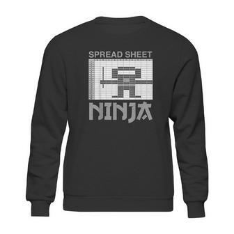 Spreadsheet Ninja Funny Office Party Excel Data Lover Sweatshirt | Favorety