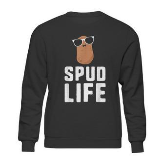 Spud Life Funny Potato Food Humor Vegetable Gift Sweatshirt | Favorety