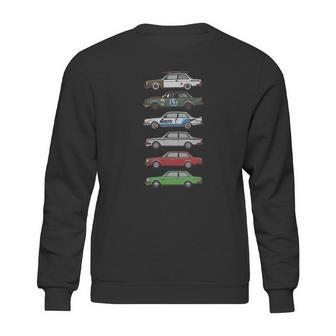 Stack Of Volvo 240 Series 242 Brick Coupes Sweatshirt | Favorety DE