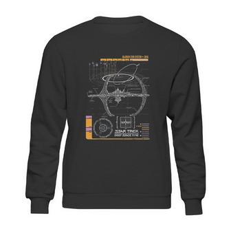 Star Trek Ds9 Bajoran System Schematic Sweatshirt | Favorety AU