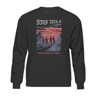 Star Trek Explore Strange New Worlds Art Graphic T-Shirt Sweatshirt | Favorety AU