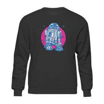 Star Wars R2-D2 Vintage Neon Retro Sparkly Badge Sweatshirt | Favorety UK