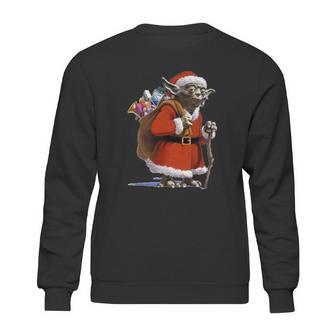 Star Wars Yoda Santa Claus Ugly Faux Sweatshirt | Favorety DE