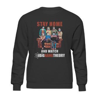 Stay Home And Watch Funny Social Distancing Sweatshirt | Favorety DE