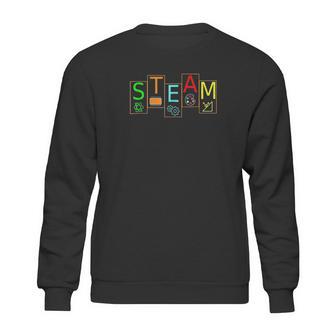 Steam Symbols Stem Science Engineering Art Math Sweatshirt | Favorety UK