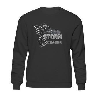 Storm Chaser Cool Electric Lightning Tornado Weather Sweatshirt | Favorety DE