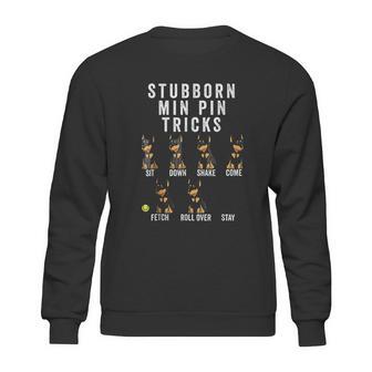 Stubborn Miniature Pinscher Tricks Dog Gift Sweatshirt | Favorety AU