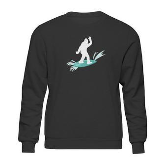 Surfing Bigfoot In Hawaii Aloha Tiki Bar Luau Party Sweatshirt | Favorety CA