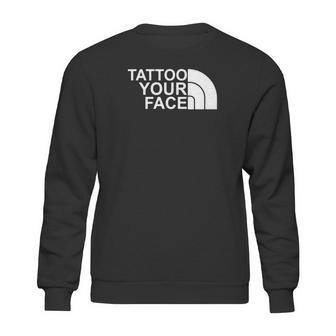 Tattoo Your Face Pullover Hoodie Sweatshirt | Favorety UK