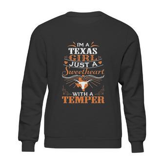 Texas Longhorns Texas Longhorn Girl Sweatshirt | Favorety CA