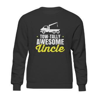 Tow Truck Driver Uncle Towing Car Pun Pickup Wrecker Gift Sweatshirt | Favorety AU