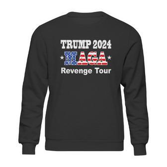 Trump 2024 Revenge Tour Graphic Design Printed Casual Daily Basic Sweatshirt | Favorety AU