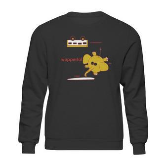 Tuffi Schwebebahn Wuppertal Germany Nrw Elephant Sweatshirt | Favorety UK