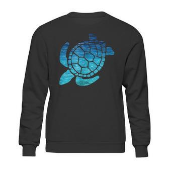 Turtle Lovers Blue Aqua Colors Beach T Cutes Sweatshirt | Favorety