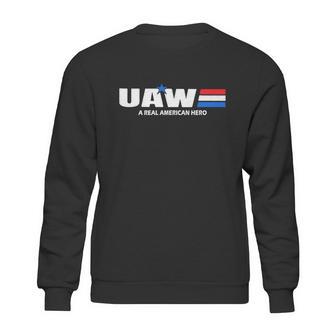 Uaw United Automobile Workers A Real American Hero Shirt Sweatshirt | Favorety DE