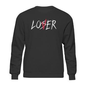 Ugp Campus Apparel Loser Or Lover Basic Sweatshirt | Favorety