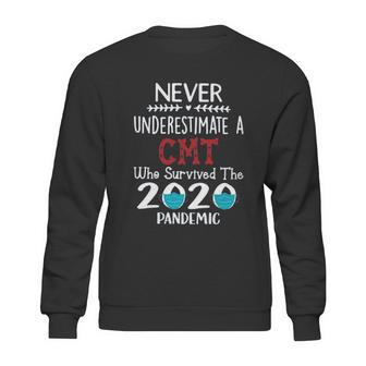 Never Underestimate Who Survived The Pandemic Cmt Sweatshirt | Favorety DE