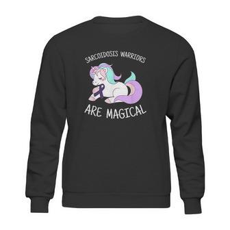 Unicorn Sarcoidosis Awareness Gift Sarcoidosis Warrior Sweatshirt | Favorety DE