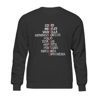 Vaccinated Covid Measles Varicella Interesting 2022 Gift Sweatshirt | Favorety CA