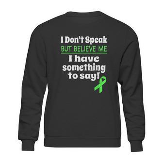 Verbal Awareness Cerebral Palsy Brain Damage Awareness Sweatshirt | Favorety DE