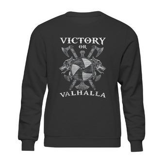 Vikings Rise Victory Or Valhalla Sweatshirt | Favorety DE