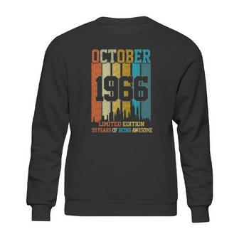 Vintage 1966 55 Years Old Made In October 1966 55Th Bday Sweatshirt | Favorety DE