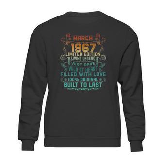 Vintage 55 Years Old March 1967 55Th Birthday Gift Sweatshirt | Favorety