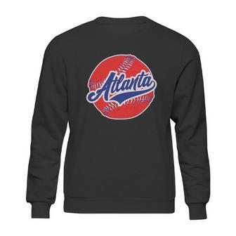 Vintage Atlanta Baseball Sports Logo Sweatshirt | Favorety AU