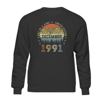 Vintage Awesome Since December 1991 30 Years Old Birthday Sweatshirt | Favorety AU