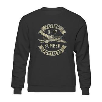 Vintage B17 Bomber Ww2 Plane Aviation Airplane Grunge Sweatshirt | Favorety DE