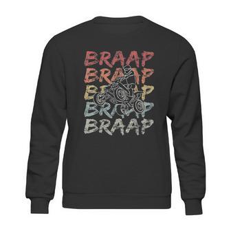 Vintage Braap Quad Biker Sweatshirt | Favorety