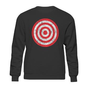 Vintage Bullseye Target Bulls Eye Gift Joke Sweatshirt | Favorety