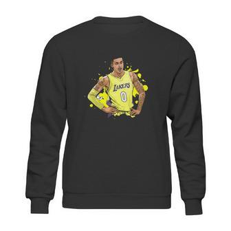 Vintage Graphic Kyle Kuzma Lakers Team Artwork Sweatshirt | Favorety UK