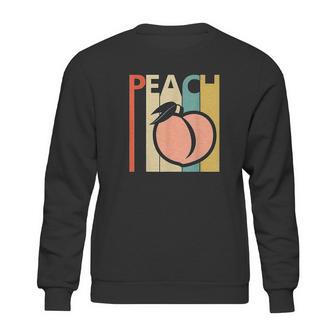 Vintage Peach Peach Fruit Emoji Gift Sweatshirt | Favorety UK