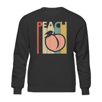 Vintage Peach Fruit Emoji Sweatshirt | Favorety CA