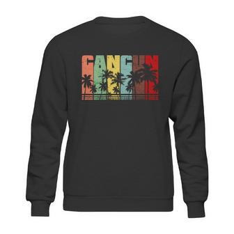 Vintage Retro Cancun Palm Tree Logo Sweatshirt | Favorety UK