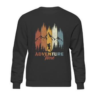 Vintage Style Hiking Camping Adventure Time Sweatshirt | Favorety DE