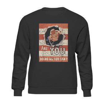 Vintage Wwi Wwii War Poster Patriotic Retro Uncle Sam Sweatshirt | Favorety DE