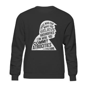 Voltaire Quote Sweatshirt | Favorety DE