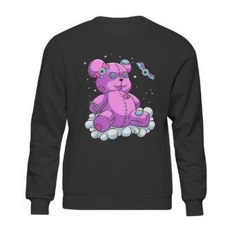 Voodoo Doll Pastel Goth Teddy Bear Witchcraft Halloween Sweatshirt | Favorety CA