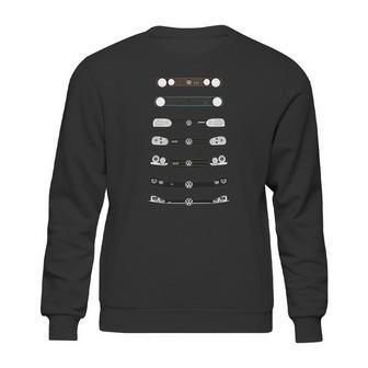 Vw Golf Vw Golf Volkswagen Hot Hatch Race Car Automotive Front Sweatshirt | Favorety CA