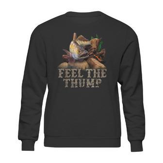 Walleye Fishing Funny Quote Feel The Thump Sweatshirt | Favorety DE