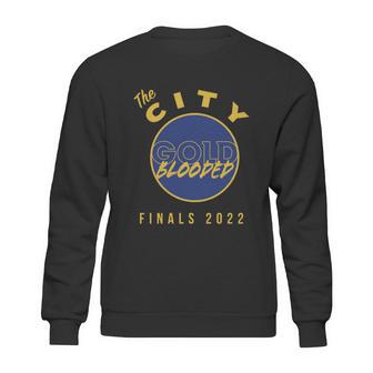 Warriors Finals 2022 Basketball Gold Blooded Warriors Graphic Design Printed Casual Daily Basic V4 Sweatshirt | Favorety CA