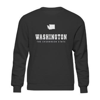 Washington State Home I Love Wa Evergreen State Sweatshirt | Favorety CA