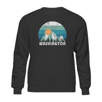 Washington State Retro Vintage Sweatshirt | Favorety