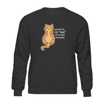 Welchen Teil Von Miau Hast Du Sweatshirt | Favorety CA